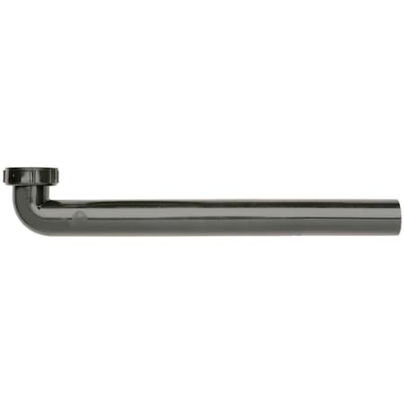 All-Source 1-1/2 In. x 15 In. Black Plastic Waste Arm 441873